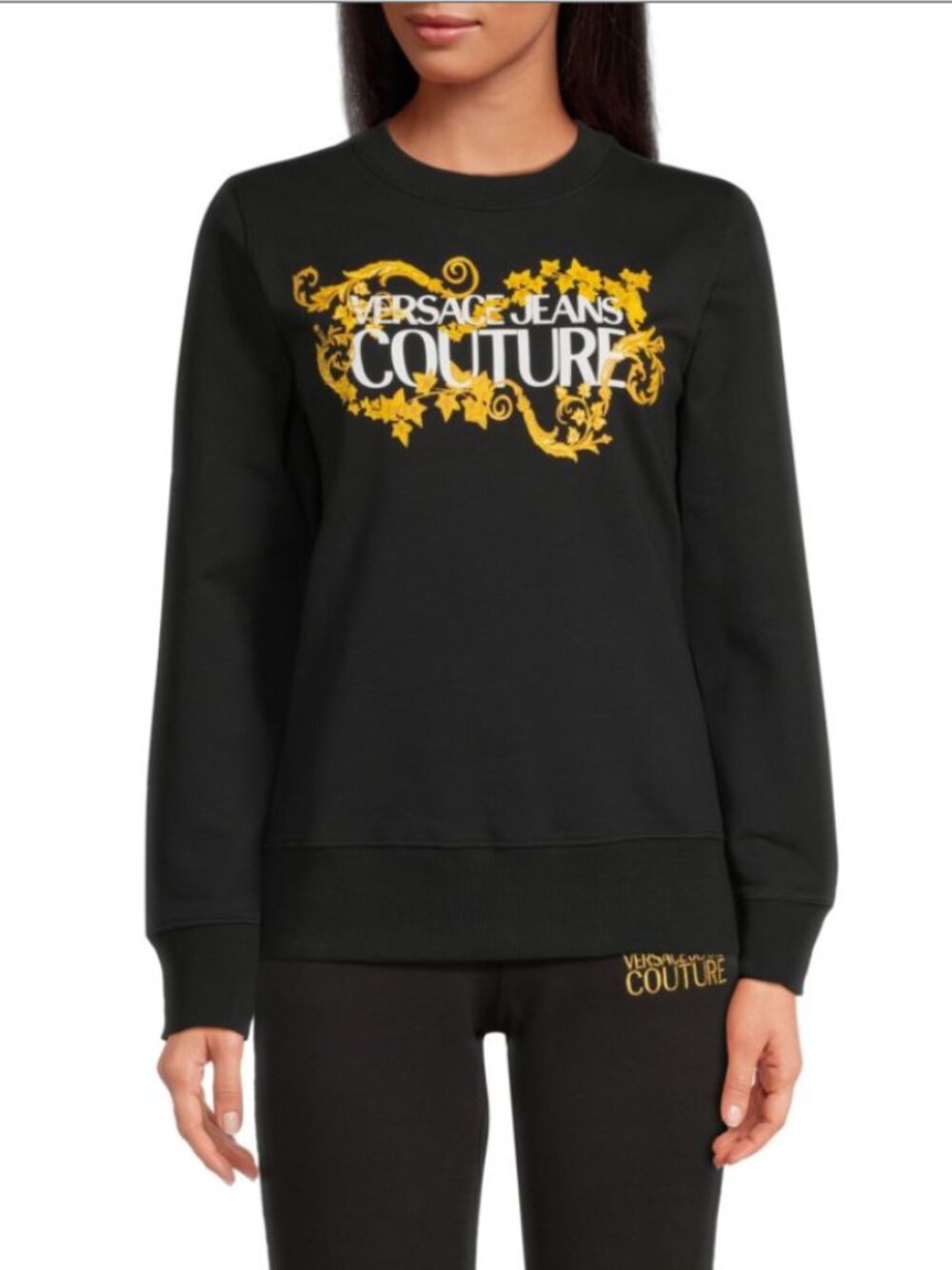 Versace Jeans Couture Baroque Logo Sweatshirt